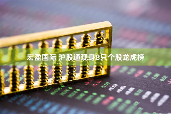 宏盈国际 沪股通现身8只个股龙虎榜