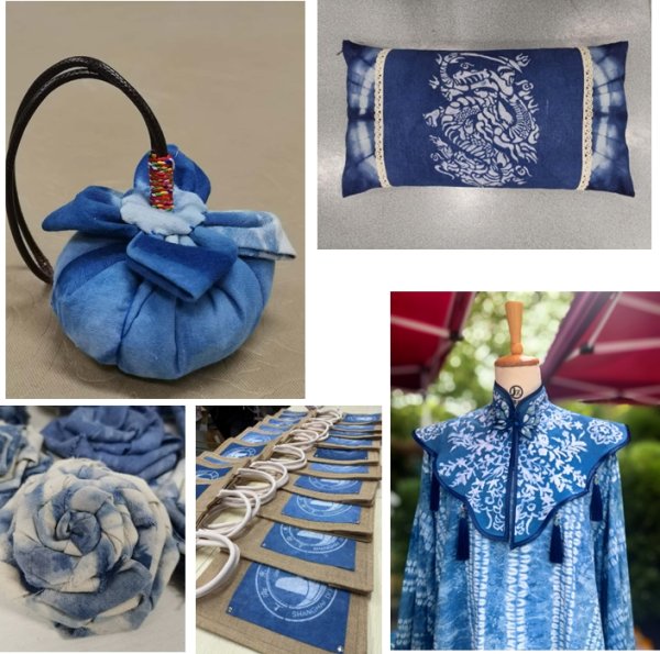 鼎泽配资 这家上海职业技术学院让非遗蓝染作品走进非洲20多国，织就文化纽带