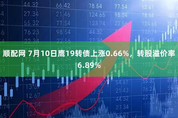顺配网 7月10日鹰19转债上涨0.66%，转股溢价率6.89%